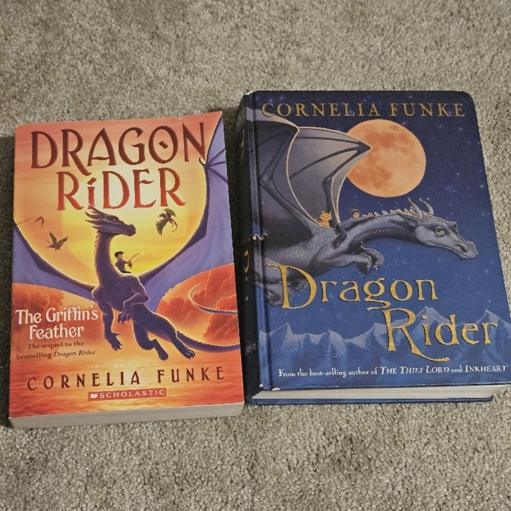 Dragon Rider Book Set - 2 Books By Cornelia Funke